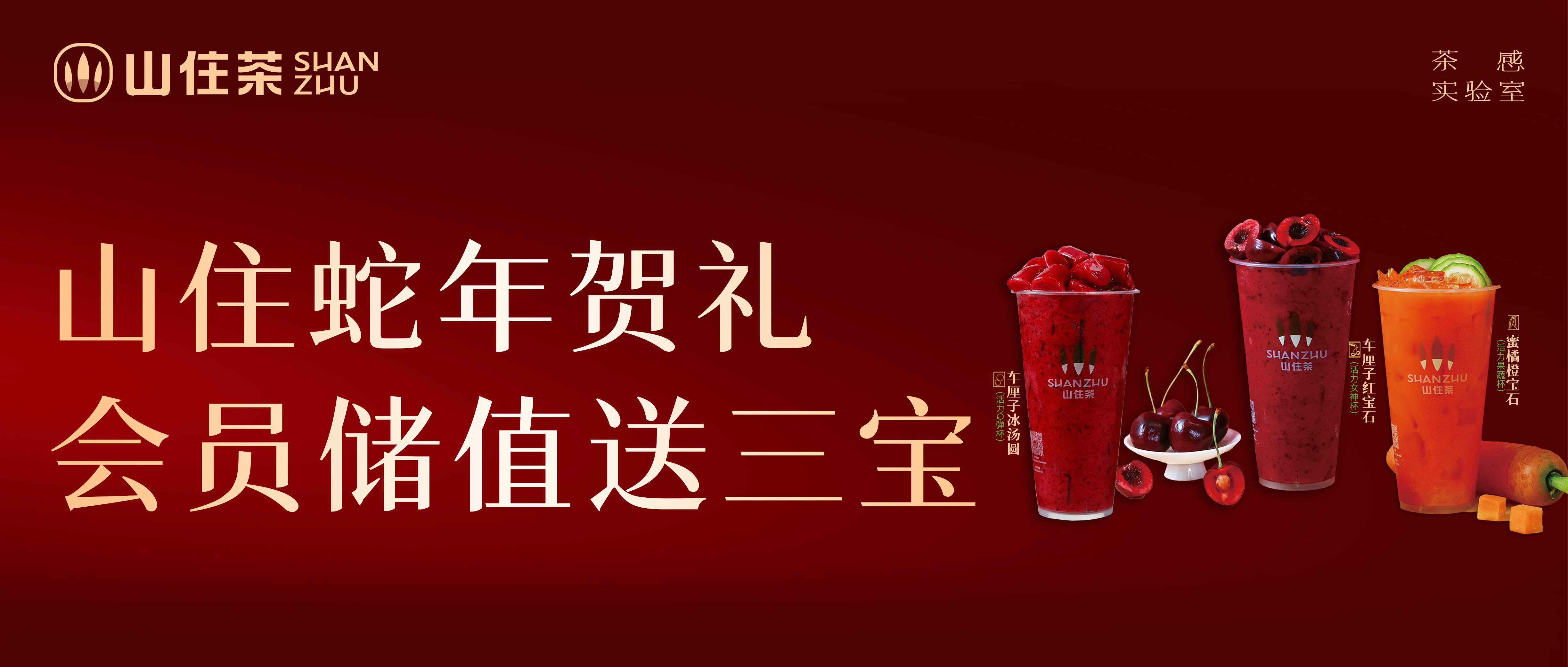 山住蛇年贺礼｜会员储值送三宝（附春节营业时间）